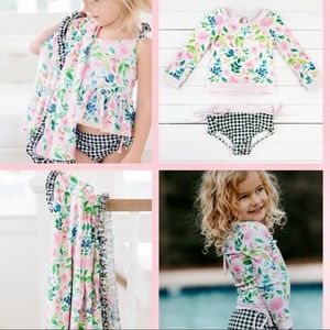 NIB SweetHoney Sz 5Y Swim & NIB Matching Towel